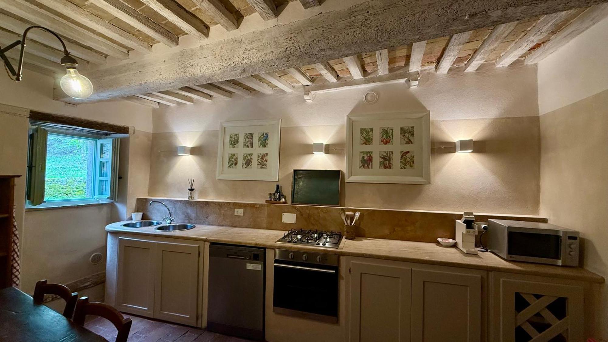 Villa Casa Di Pietro In Vivo D'Orcia, Pool Exterior foto