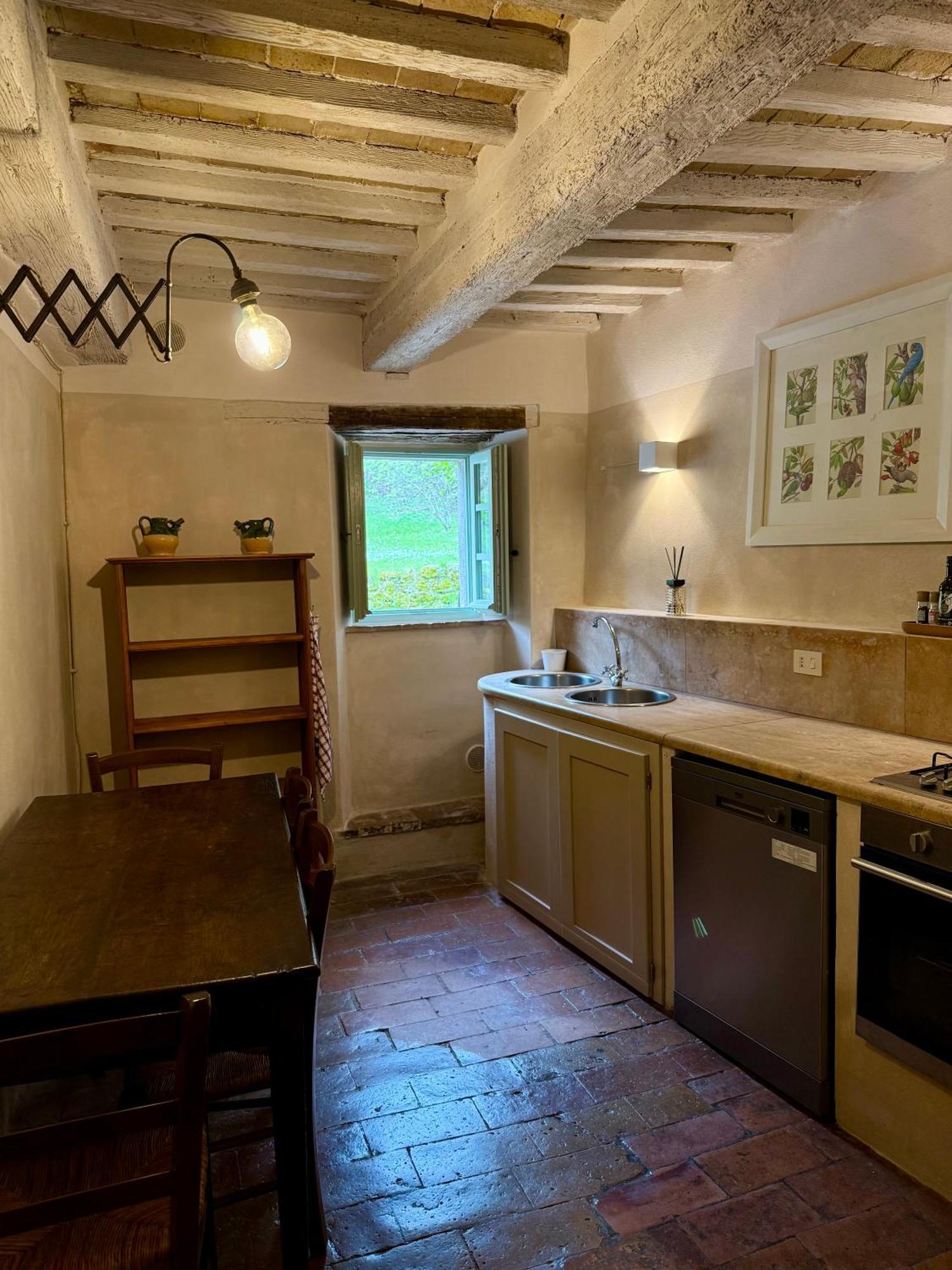 Villa Casa Di Pietro In Vivo D'Orcia, Pool Exterior foto